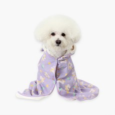 이츠독 반려동물 소프트 베베 담요, 바이올렛, 1개