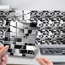 클레메네 욕실 타일 스티커 25p, 9