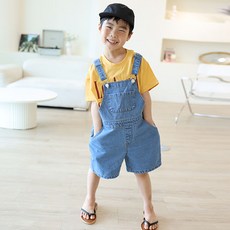 sonyun market 兒童透氣鄉村風吊帶褲