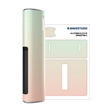 웨이브스튜디오 릴 하이브리드 2.0 스킨 스티커, D-10 GRADATION 4, 2개