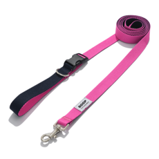 BOOP 반려동물 핸즈프리 리드줄 2m, 네이비 핑크, 1개