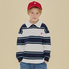 BEVERLY HILLS POLO CLUB 比佛利保羅 兒童方塊橄欖球大學T