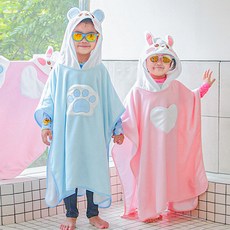 EPLYN 兒童動物連帽浴袍2件組