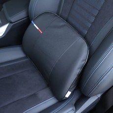 CLEANBRO 汽車用皮革記憶海綿腰靠墊, 黑色