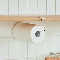 韓國製 MS Living 廚房紙巾架, 銀色, 1個