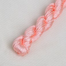 마켓피아 자수 DIY 코어사 편조 다용도 끈 1mm x 24m, 라이트 핑크, 3개