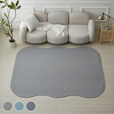 Gaongil So Cool Trinity 泡泡紗不規則造型地毯