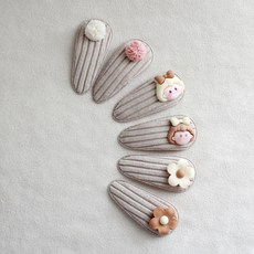 女童款可愛髮夾 6款組合