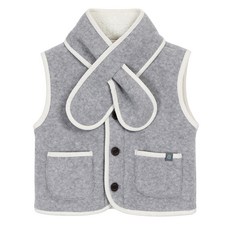 alfonso 孩童刷毛背心 +圍脖套裝