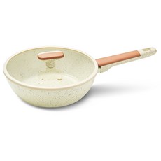 dellago Vanillabean感應爐適用陶瓷塗層炒鍋, 1個, 24cm