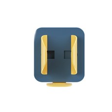 벽에 붙이는 칫솔 걸이 AA611-1, 블루옐로우, 1개