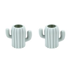 마크하스 모던 꽃병 선인장, 그린, 2개