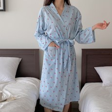 女性日常風格浴袍 Free, 櫻桃, 1個