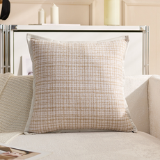 Theia 亮彩格紋沙發客廳抱枕套