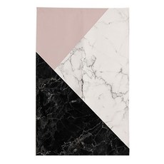 Ahope 幾何圖案隔間簾一體式 + 桿, 款式 20