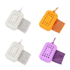 MOSTERTOWEL 運動毛巾 灰色 2入 + 橘色 + 紫色 組, 1套