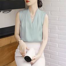 루나걸 여성용 글로리 민소매 블라우스 L25SMBL031306