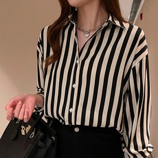 LUNA GIRL 女性韋伯條紋襯衫