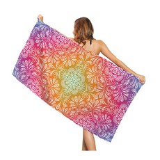 曼陀羅民族運動沙灘巾 80 x 160 厘米, 16, 1個