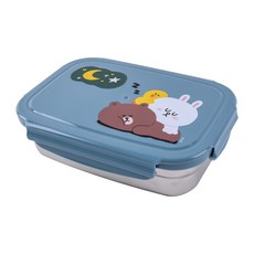 LILFANT Line Friends不鏽鋼密封便當盒, 混色, 1組