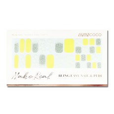 바바코코 젤네일 스티커 34p, 1개, 데이지 데이지