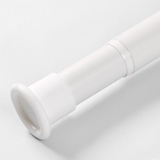 SERYUHOME 強力壓縮桿 圓形 32mm + 支架, 白色