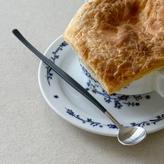 니코트 국내산 Satin 컬러 롱스푼, 블루블랙, 1개
