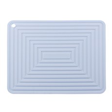 B.S.UP 矽膠方形鍋墊, 07 天藍色, 1個