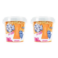 폼얼라이브 버켓 모래놀이 2p, 네온오렌지, 200g