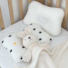 ReinHaus 嬰幼兒用純棉雙面頭型枕, 皇冠