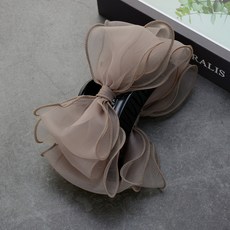 HANNAL RIBON 大號雪紡蝴蝶結髮夾