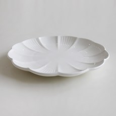 Bloom at home 花園餐盤, 1個, 白色