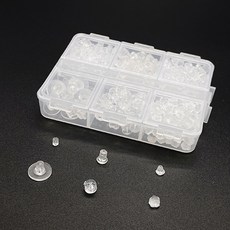 gelluna 耳環後扣 矽膠耳堵 6種 + 收納盒組合