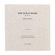 ICONIC 第2代空白剪貼簿 80頁, 燕麥色, 1本