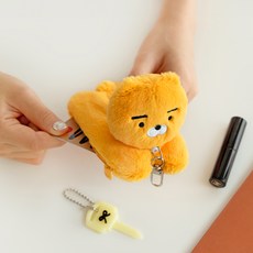 카카오프렌즈 릴 파우치 키링, 140mm, 라이언, 1개