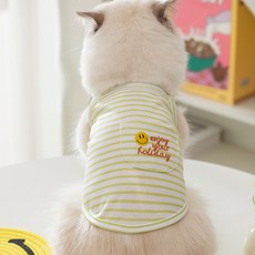 Artipet 寵物享樂條紋背心, 綠色, 1個