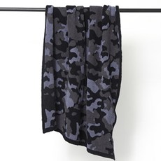 迷彩刷毛針織毯