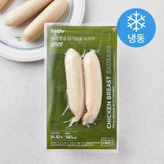 랠리 탱글 닭가슴살 소시지 갈릭맛 (냉동), 100g, 1개