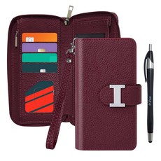 INPICK Raufl 拉鍊錢包掛繩皮夾式手機殼