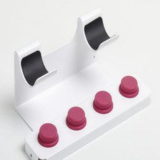 ARTEX CORP 新款美髮造型器相容迷你支架組, 白色 粉色, 1組