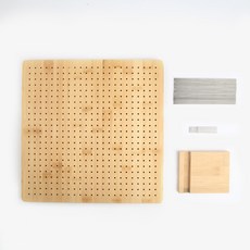 Knitwit 鉤針織片定型板 32.8 x 32.8 x 1.5 cm, 1個, 木質