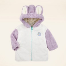 mollimelli 孩童款熊耳朵連帽絨毛外套