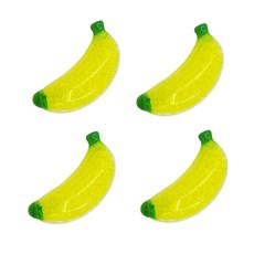 香蕉觸感玩具4件組, 單色