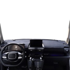 Dauto 防滑高服貼天鵝絨儀表板避光墊 + 凝膠墊 + 雙面膠帶, 現代 Casper 2021年10月~(單一型), 黑色, 現代