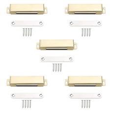 不鏽鋼櫃門磁吸器 金色 L號, 5個