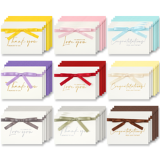 POPO FANCY 浪漫蝴蝶結卡片 9款 x 3p, 1套