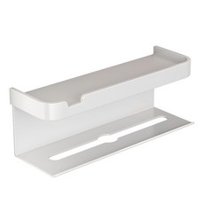 壁掛紙巾架 加長一般款 28 x 9 x 11cm, 白色, 1個