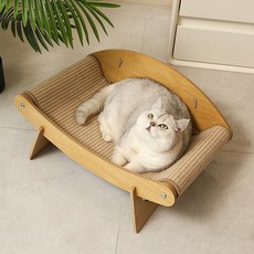 칠시 고양이 컴포트 침대 스크래쳐, 1개, 혼합색상