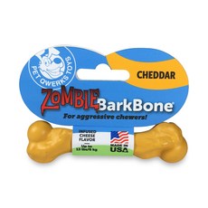 BarkBone 切達乳酪味小型犬磨牙玩具 S號, 棕色的, 1個
