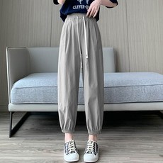 앤드스타일 여성용 냉감 통기성 바스락쿨 밴딩 조거 팬츠 260934